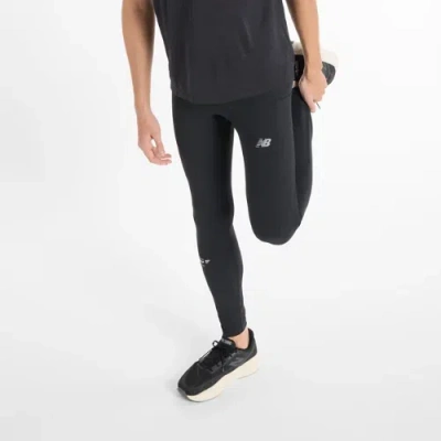 New Balance Men's United Airlines Nyc Half Nb Sleek Pocket Tight In Black