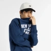 New Balance Varsity French Terry Crewneck Sweatshirt In Blue