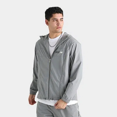 New Balance Men's Vision Woven Jacket In Gray