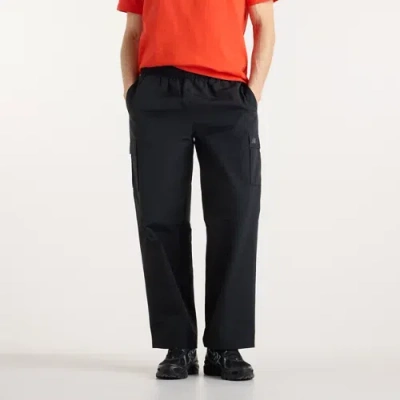New Balance Men's Woven Cargo Pant In Black Cotton Twill, Size X-small
