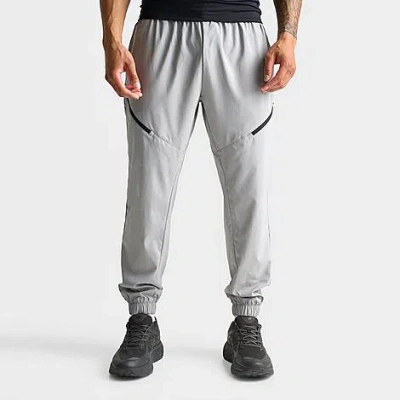New Balance Men's Woven Zip Pocket Jogger Pants In Gray