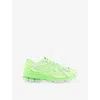 New Balance Mesh Reflective Rubber Sole Sneakers In Green