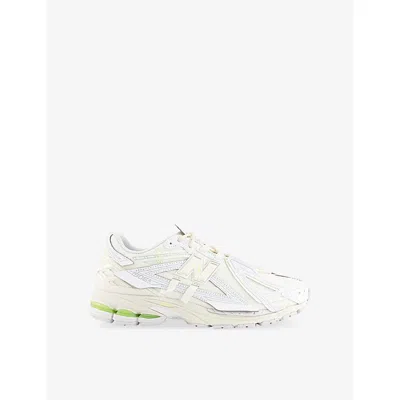 New Balance Mens White White Mint Flash 1906a Mesh Low-top Trainers