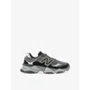 New Balance Mens Black Grey Grey 9060 Suede And Mesh Low-top Trainers In Black