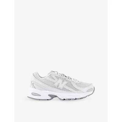NEW BALANCE MENS GREY GREY WHITE 740 V2 WOVEN TRAINERS