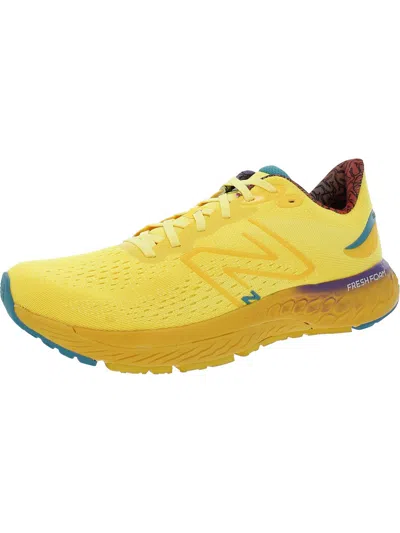 New Balance Mens Lace-up Manmade Running & Training Shoes In Yellow