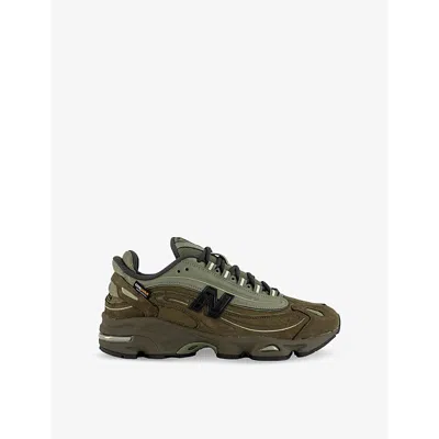 New Balance Mens Woodland 1000 Panelled Low-top Mixed-material Trainers In Green