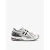 New Balance Multicolor Low Top Sneakers With Logo Detail On The Rear In Tech Fabric Man In White