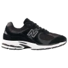 New Balance Mens Black White 2002 Logo-patch Suede And Mesh Low-top Trainers In Black/white