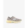 New Balance Mesh And Suede Slip-on Sneakers In Brown