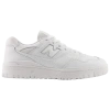 New Balance 550 Man Sneakers White Size 9 Soft Leather, Textile Fibers In White/white