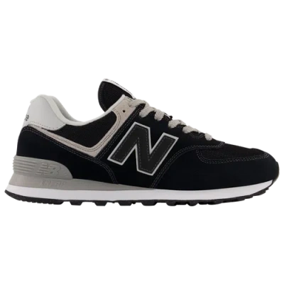 New Balance Panel-detail Logo Patch Sneakers In Black