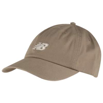 New Balance Mens  6-panel Curved Hat In Beige