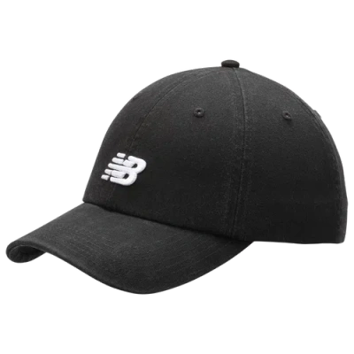 New Balance Mens  6-panel Curved Hat In Black