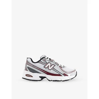New Balance Mens 740 V2 Mesh Low-top Trainers White Mercury Red