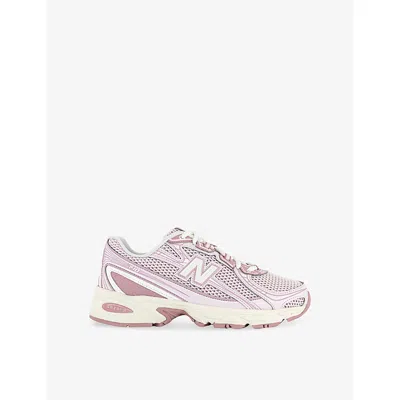 New Balance Mens Pink Taffy 740 V2 Mesh Trainers In Neutral