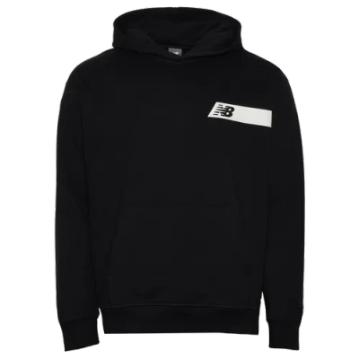 New Balance Mens  Athletics French Terry Relaxed Player Hoodie In Red/black