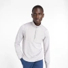New Balance Men's Athletics Heat Grid 1/2 Zip In Grey