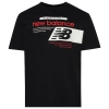 New Balance Mens  Athletics Relaxed Player Short Sleeve T-shirt In Black/red