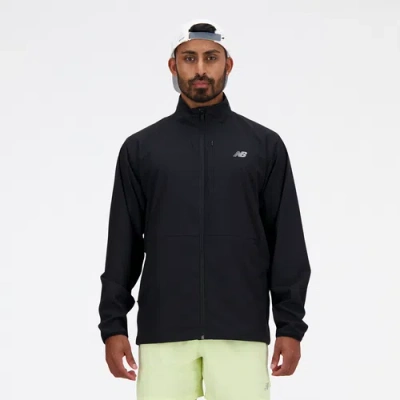 New Balance Mens  Athletics Stretch Woven Jacket In Black