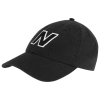 New Balance Unisex V990 Block N Curved Brim Hat In Black/gray
