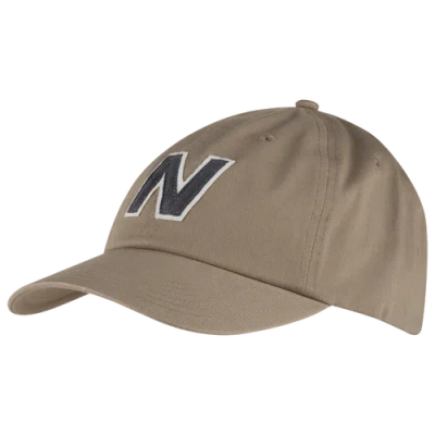 New Balance Mens  Block N Adjustable Cap In Tan/gray