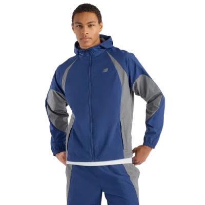 New Balance Mens  Cb Woven Jacket In Blue