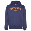 New Balance Mens  Heritage Fleece Pullover Hoodie In Navy/orange