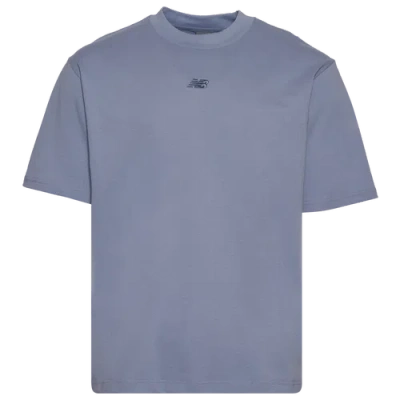 New Balance Mens  Oversized Center Chest Emblem Tonal T-shirt