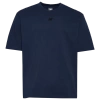 New Balance Mens  Oversized Center Chest Emblem Tonal T-shirt In Navy