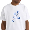 New Balance Mens  Shohei Always On Logo T-shirt In White/blue