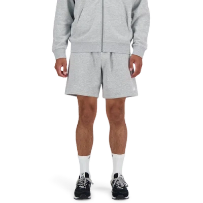 New Balance Mens  Sport Essentials Fleece 7in Short In Gray