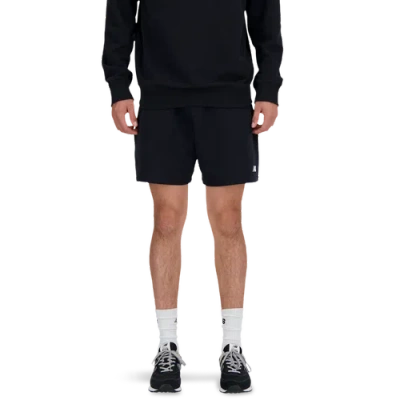 New Balance Mens  Sport Essentials Fleece 7in Short In Black