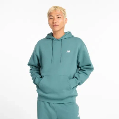 New Balance Mens  Sport Essentials Fleece Hoodie In White/green