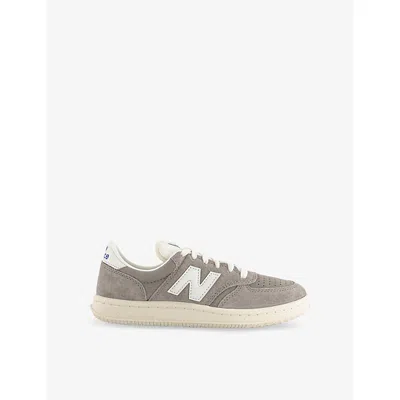 New Balance Mens Arid Stone Sea Salt T500 Suede Low-top Trainers