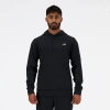 New Balance Tech Full Zip-up Jacket In Black/black/black