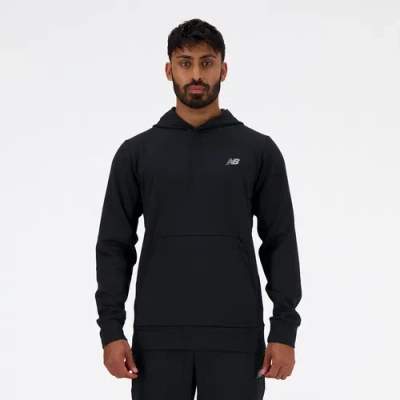 NEW BALANCE MENS NEW BALANCE TECH KNIT PULLOVER HOODIE