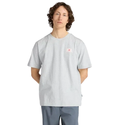 New Balance Mens  Woven Label T-shirt In Animal Print