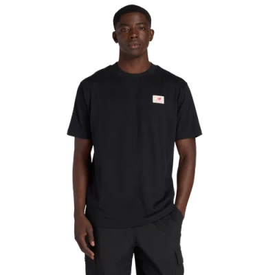 New Balance Mens  Woven Label T-shirt In Animal Print