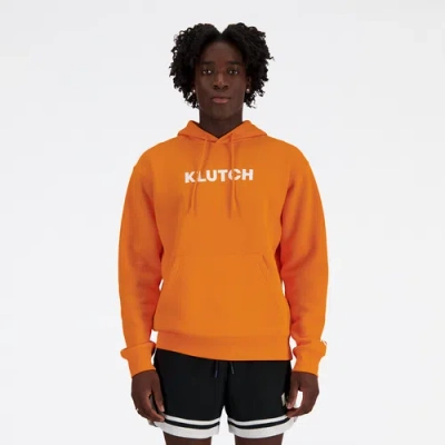 New Balance Mens  X Klutch Essentials Fleece Hoodie In Orange/orange