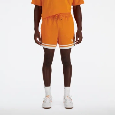 New Balance Mens  X Klutch Mesh Shorts In Orange/white