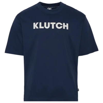 New Balance Mens  X Klutch Pre-game Chill T-shirt In Navy/navy