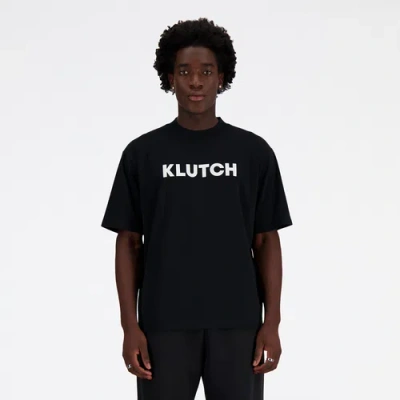 New Balance Mens  X Klutch Pre-game Chill T-shirt In White/black