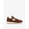 New Balance Mens Rich Oak 475 Suede And Mesh Trainers In Multi
