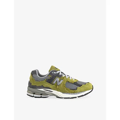 New Balance Mens Sea Moss Raincloud 2002 Suede Trainers In Multi