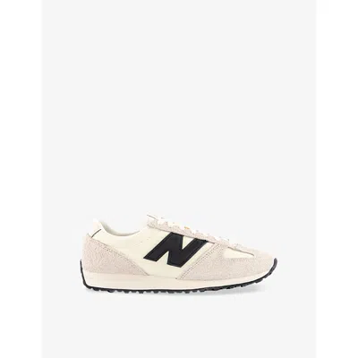 New Balance Mens Sea Salt Black 471 Woven Low-top Trainers