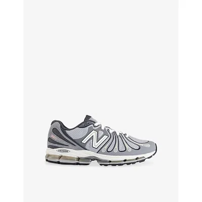 New Balance Mens Slate Grey Shipyard Abzorb 1890 Mesh Trainers In Animal Print