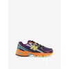 New Balance 740 Leather-trimmed Mesh Sneakers In Purple