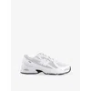 New Balance Mens Seasalt Castlerock 9060 Leather And Mesh Low-top Trainers In White Black