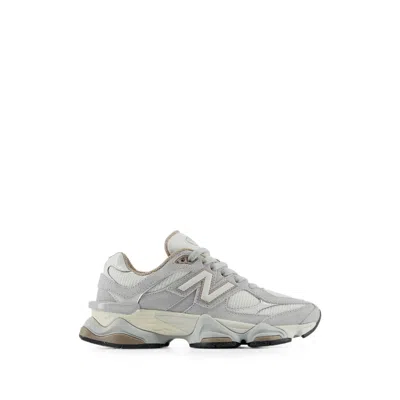 New Balance Mesh And Calf Suede Sneakers In Gray